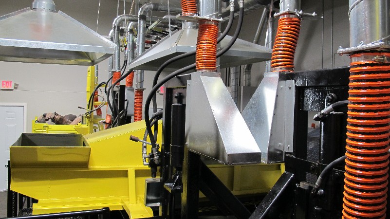 The Catalytic Converter Processing Center at Pheonix Automotive Cores