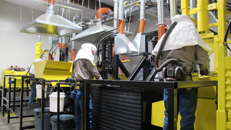 The Catalytic Converter Processing Center at Phoenix Automotive Cores