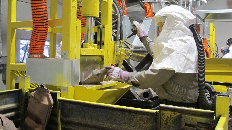 The Catalytic Converter Processing Center at Phoenix Automotive Cores