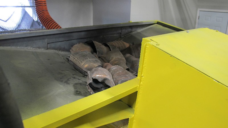 The Catalytic Converter Processing Center at Phoenix Automotive Cores